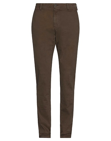 MASON'S Casual trouser Military green 97% Cotton, 3% Elastane