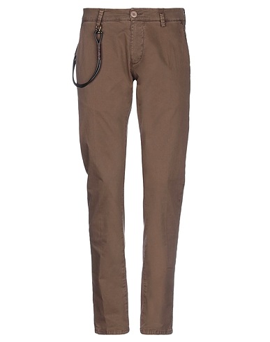MODFITTERS Casual trouser Brown 98% Cotton, 2% Elastane