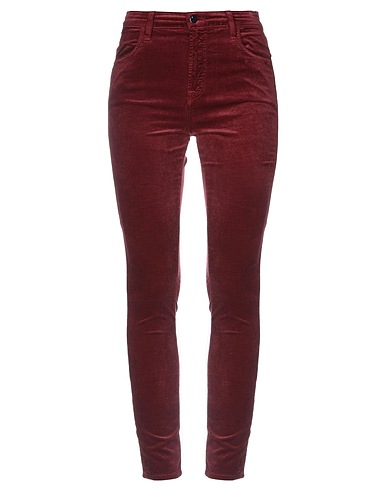 J BRAND Casual trouser Burgundy 54% Cotton, 35% Modal, 8% Polyester, 3% Polyurethane