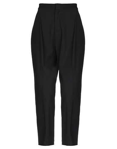 ELISABETTA FRANCHI Casual trouser Black 85% Viscose, 15% Virgin Wool