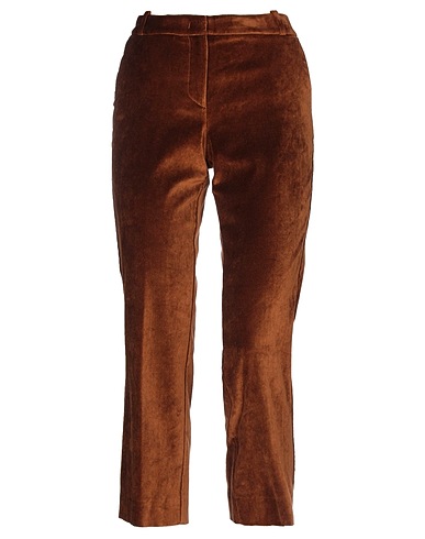 KILTIE Casual trouser Brown 68% Cotton, 30% Viscose, 2% Elastane