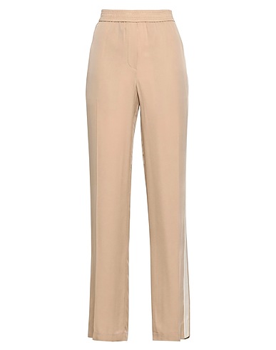 THEORY Casual pants Sand 100% Silk