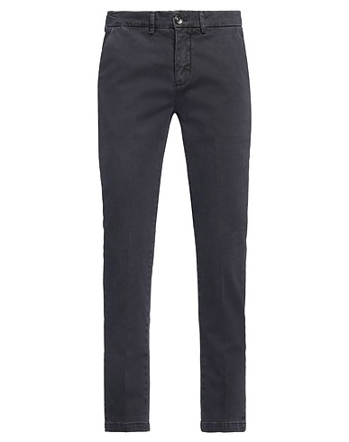 YAN SIMMON Casual trouser Midnight blue 98% Cotton, 2% Elastane