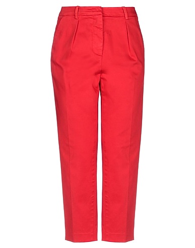 DONDUP Pantalone Rosso 96% Cotone, 4% Elastan