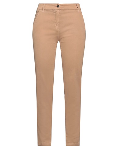 SEVENTY VENEZIA Casual trouser Khaki 98% Cotton, 2% Elastane