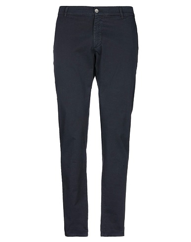 GREY DANIELE ALESSANDRINI Casual pants Midnight blue 98% Cotton, 2% Elastane