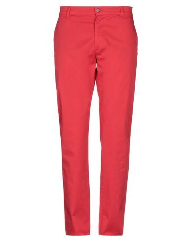 Grey Daniele Alessandrini Casual Pants In Red