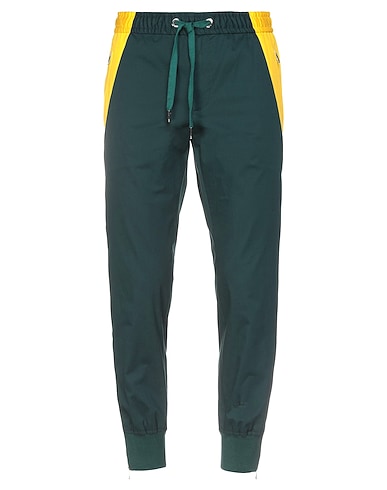 DOLCE&GABBANA Casual pants Dark green 97% Cotton, 3% Elastane, Polyamide