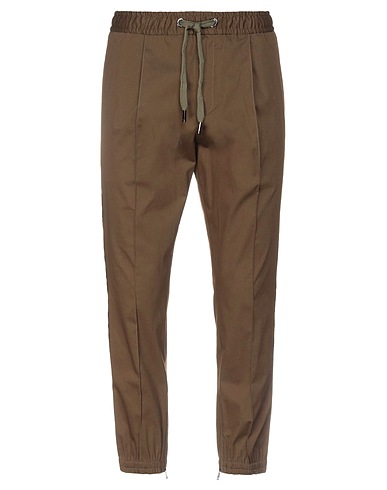 DOLCE&GABBANA Casual trouser Military green 97% Cotton, 3% Elastane, Polyurethane