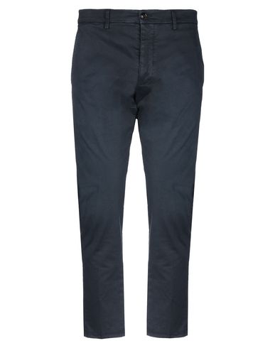 People (+)  Man Pants Midnight Blue Size 30 Cotton, Elastane In Blue