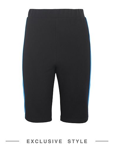 OPENING CEREMONY x YOOX Shorts & Bermuda Black 80% Nylon, 20% Elastane, Polyester