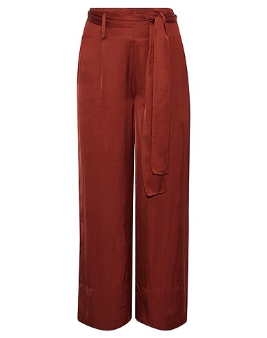 IRIS & INK Casual trouser Brick red 100% Viscose