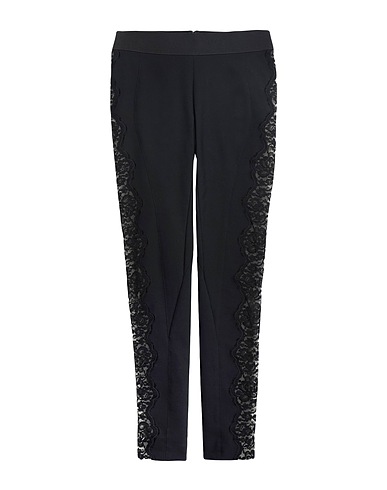 STELLA McCARTNEY Casual trouser Black 58% Cotton, 35% Polyamide, 7% Elastane