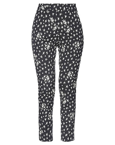 DONDUP Casual trouser Black 76% Cotton, 21% Polyamide, 3% Elastane