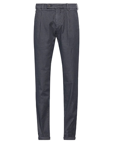 MICHAEL COAL Casual trouser Blue 65% Cotton, 33% Polyester, 2% Elastane