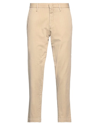 MICHAEL COAL Casual trouser Beige 98% Cotton, 2% Elastane
