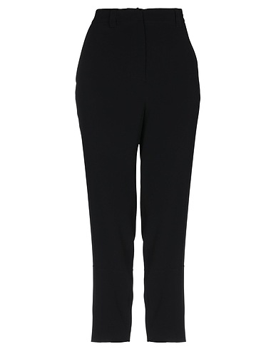 GRIFONI Pantalone Nero 99% Viscosa, 1% Elastan