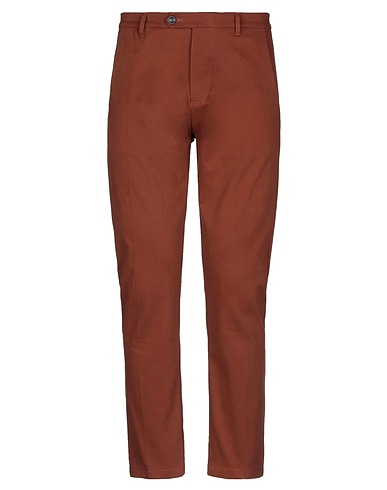 WOOL 172 Casual trouser Brown 98% Cotton, 2% Elastane