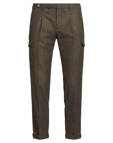 GTA IL PANTALONE Casual trouser Military green 100% Wool