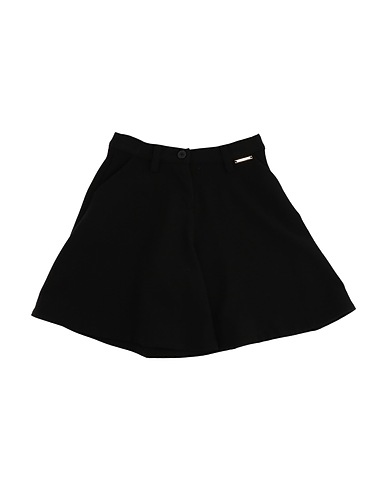 TWINSET Shorts & Bermuda Black 65% Polyester, 30% Viscose, 5% Elastane