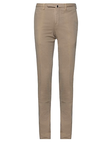 INCOTEX Casual pants Beige 97% Cotton, 3% Elastane