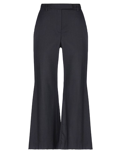 TRUE ROYAL Pantalone Nero 98% Lana Vergine, 2% Elastan