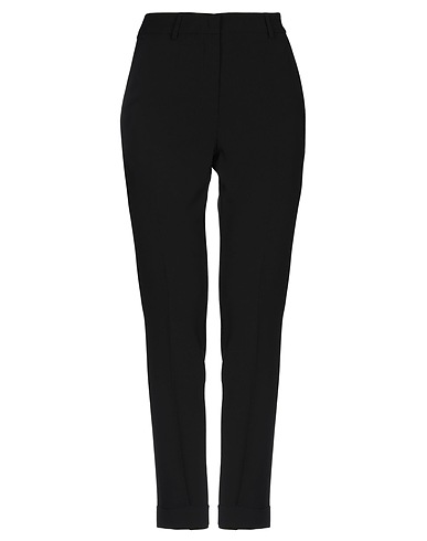 HANITA Casual pants Black 91% Polyester, 9% Elastane