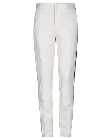 PAOLO PECORA Casual trouser Light grey 100% Cotton, Elastane