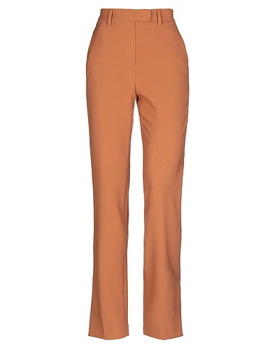 SIMONA CORSELLINI Pantalone Cammello 63% Poliestere, 27% Viscosa, 7% Cotone, 3% Elastan
