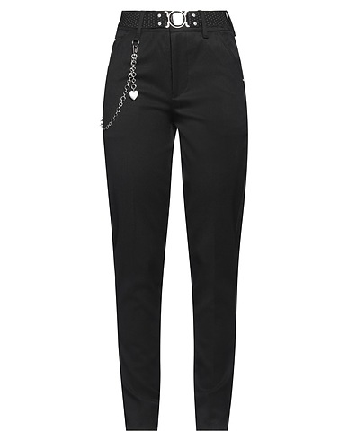 HIGH Casual trouser Black 98% Virgin Wool, 2% Elastane