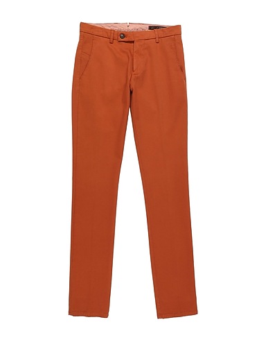 BERWICH Casual trouser Orange 98% Cotton, 2% Elastane