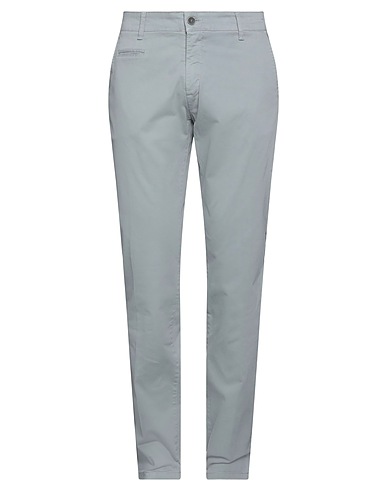 LIU •JO MAN Casual pants Grey 97% Cotton, 3% Elastane