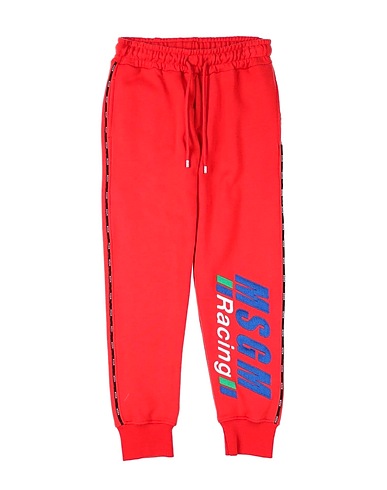 MSGM Casual pants Red 100% Cotton