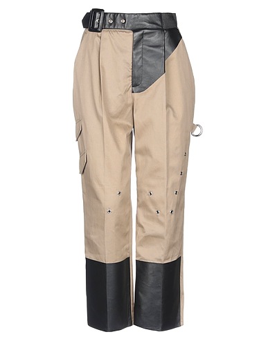 PIHAKAPI Pantalone Beige 100% Cotone, Pelle di agnello