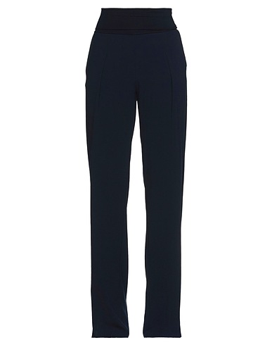 MANILA GRACE Casual pants Midnight blue 88% Polyester, 12% Elastane, Cotton