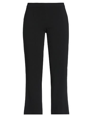 CA' VAGAN Casual trouser Black 62% Polyester, 34% Viscose, 4% Elastane