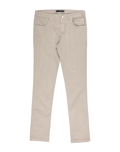 JECKERSON Casual trouser Beige 98% Cotton, 2% Elastane