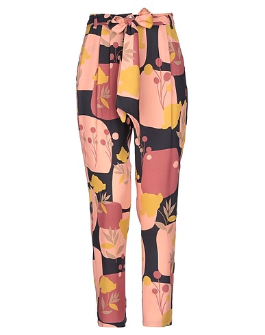 MANILA GRACE Casual pants Black 100% Viscose