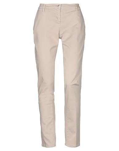 TRUSSARDI JEANS Casual trouser Beige 97% Cotton, 3% Elastane