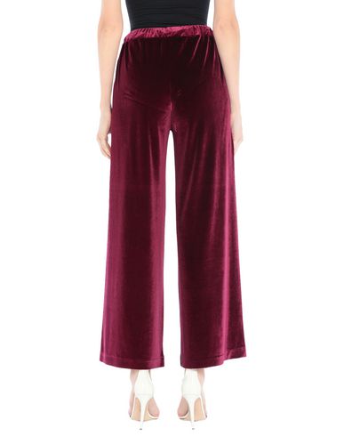 Shop Rossopuro Woman Pants Burgundy Size S Polyester, Elastane In Red