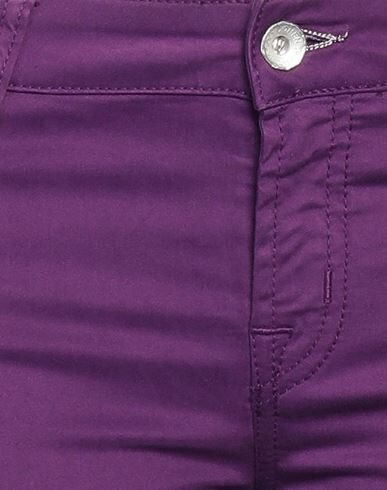 Shop Jacob Cohёn Woman Pants Purple Size 32 Cotton, Elastane