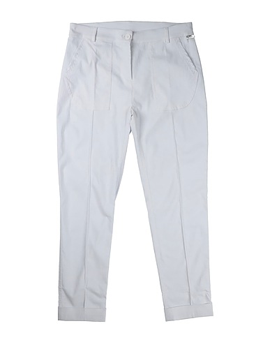 TWINSET Casual trouser White 74% Viscose, 22% Polyamide, 4% Elastane