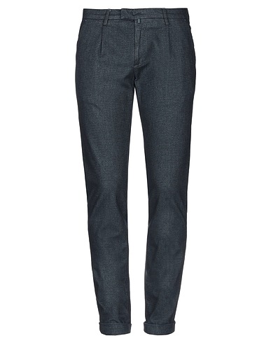 BRIGLIA 1949 Casual trouser Midnight blue 70% Cotton, 18% Polyester, 9% Viscose, 3% Elastane