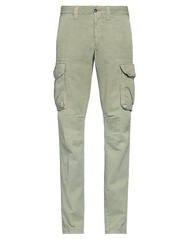 INCOTEX Casual trouser Military green 76% Cotton, 24% Linen