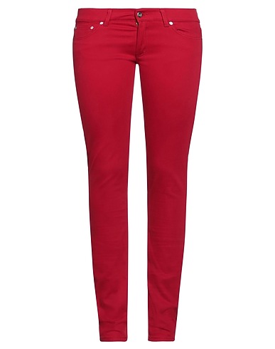 DONDUP Casual trouser Red 96% Cotton, 4% Elastane