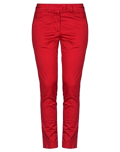 DONDUP Pantalone Rosso 97% Cotone, 3% Elastan