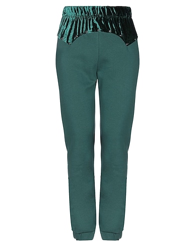 PINKO Casual pants Green 65% Cotton, 35% Polyester