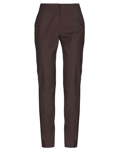 INCOTEX Casual pants Dark brown 95% Cotton, 5% Elastane