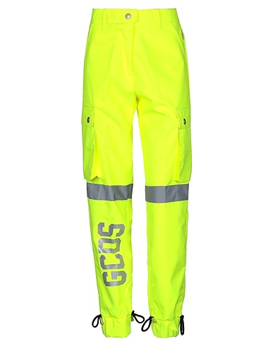 GCDS Cargo Yellow 86% Polyester, 14% Polyurethane, Glass, Acrylic, Cotton