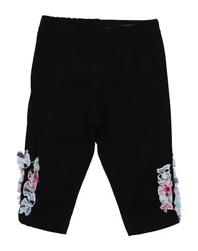 MISS LULÙ Leggings Black 95% Cotton, 5% Elastane